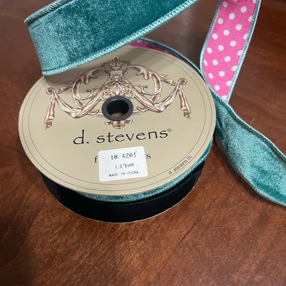 d. stevens fine ribbon reversible velvet wire